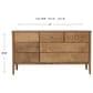 Archbold Furniture Warren 7-Drawer Dresser and Mirror in Harvest, , large