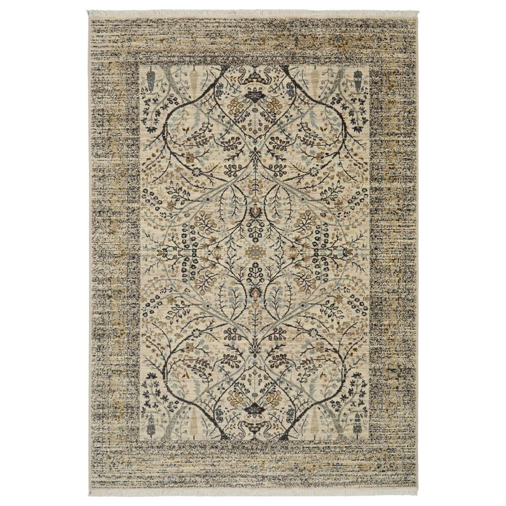 Karastan Titanium Sans Pareil 39400-16012 9'4" x 12'9" Ivory Area Rug, , large