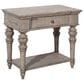 Chapel Hill Kingsbury 1 Drawer Nightstand in Gray and Brown with USB Port, , large