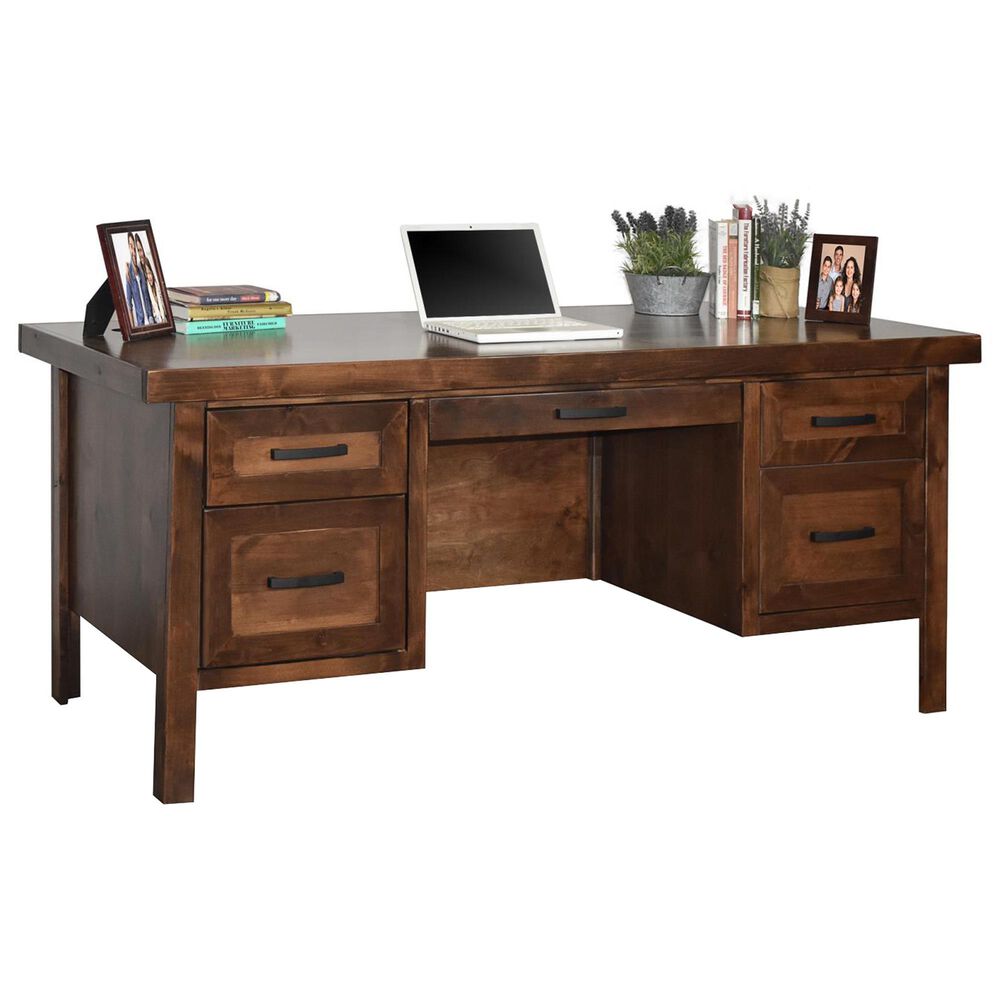 Legends Home Sausalito Executive Desk in Whiskey, , large