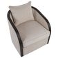 LumiSource Gemma Swivel Accent Chair in Sand, , large