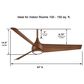 Minka-Aire Twist 52" Ceiling Fan with LED Light in Distressed Koa, , large