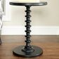 Linon Home Decor Aurora Round Side Table in Black, , large