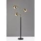 Adesso Emerson Tree Lamp in Black and Antique Brass, , large