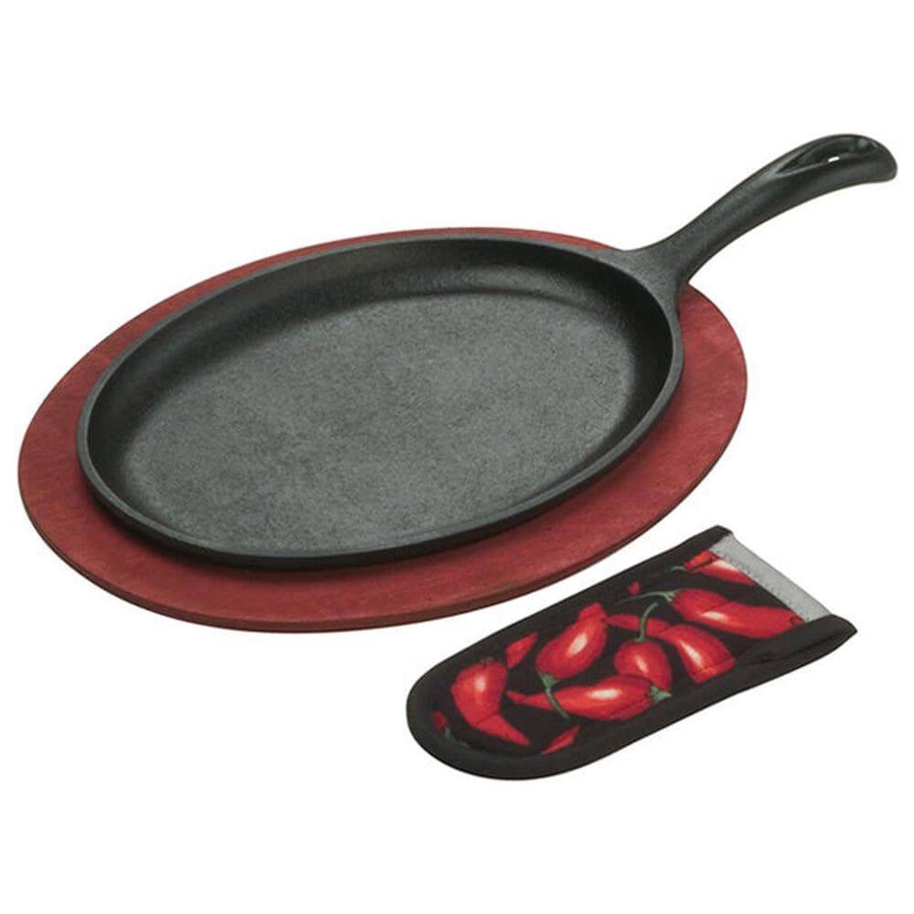 Lodge 3-Piece Fajita Set in Black, , large