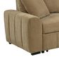 Coaster Pastrana Stationary Right Arm Facing Chaise Sleeper Sectional Sofa in Camel, , large