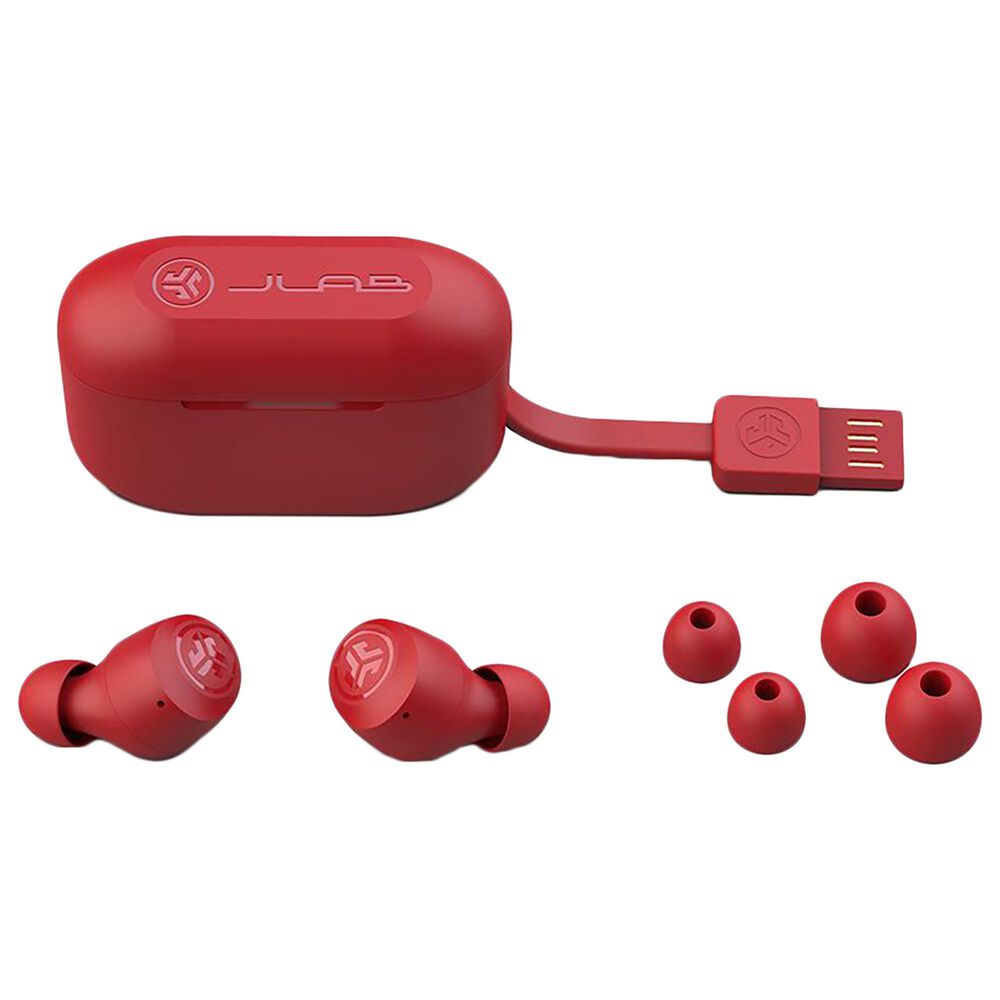 JLab Go Air Pop True Wireless Earbuds in Rose, , large