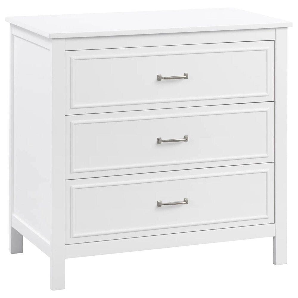 DaVinci Charlie 4-In-1 Convertible Crib and 3-Drawer Dresser in White, , large