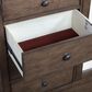 Riva Ridge Oxford 4 Drawer Chiffarobe with Clothing Rod in Cocoa, , large