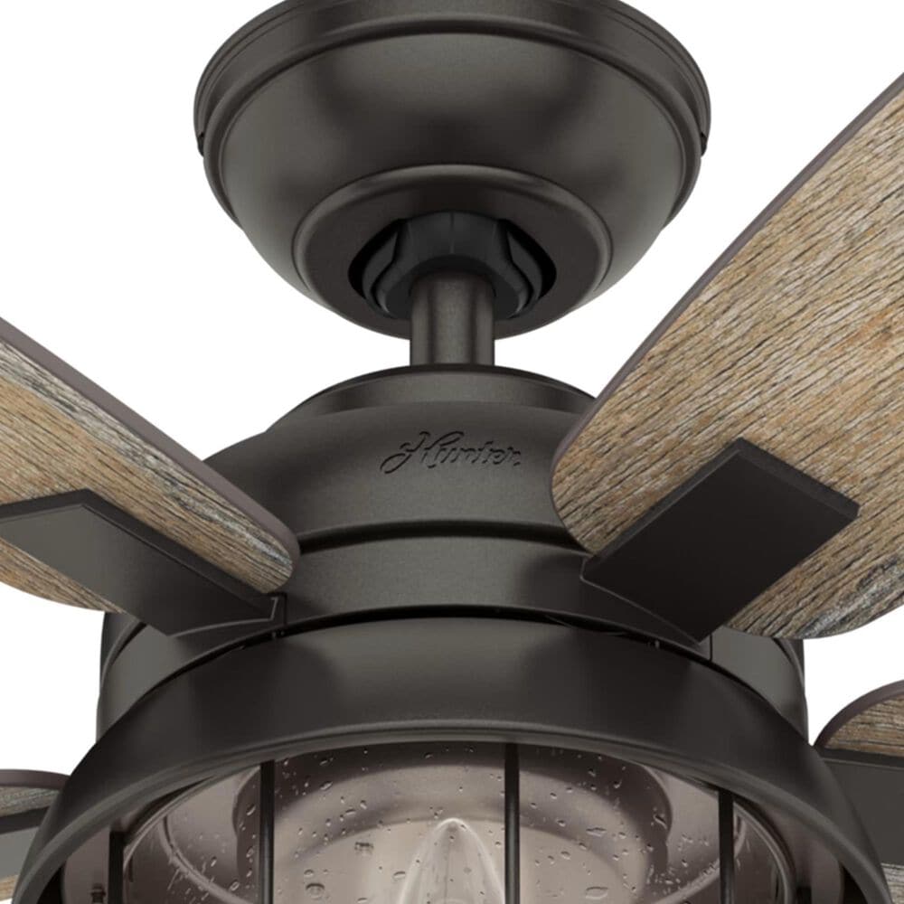 Hunter Coral Bay 52&quot; Outdoor Ceiling Fan with Lights in Noble Bronze, , large