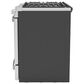 GE Profile 30" Dual Fuel Slide-In Front-Control Range in Fingerprint Resistant Stainless Steel, , large