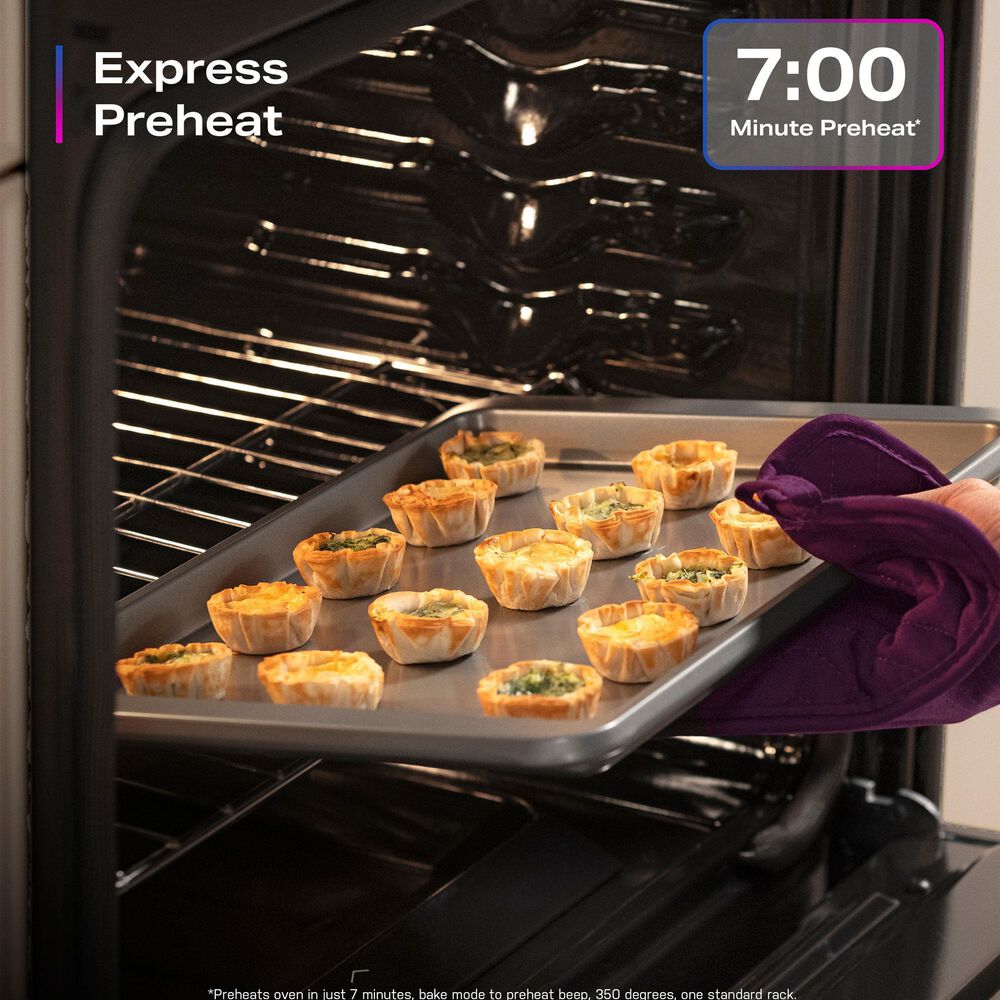 GE Profile 5.3 Cu. Ft. Smart Freestanding Gas Range with No Preheat Air Fry in Stainless Steel, , large