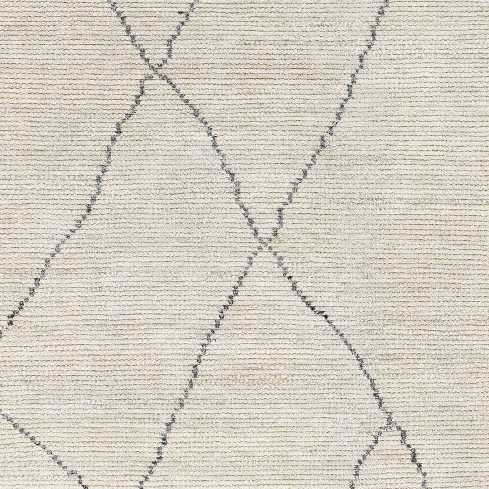 Surya Nalan 2&#39; x 3&#39; Off-White, Charcoal and Black Area Rug, , large