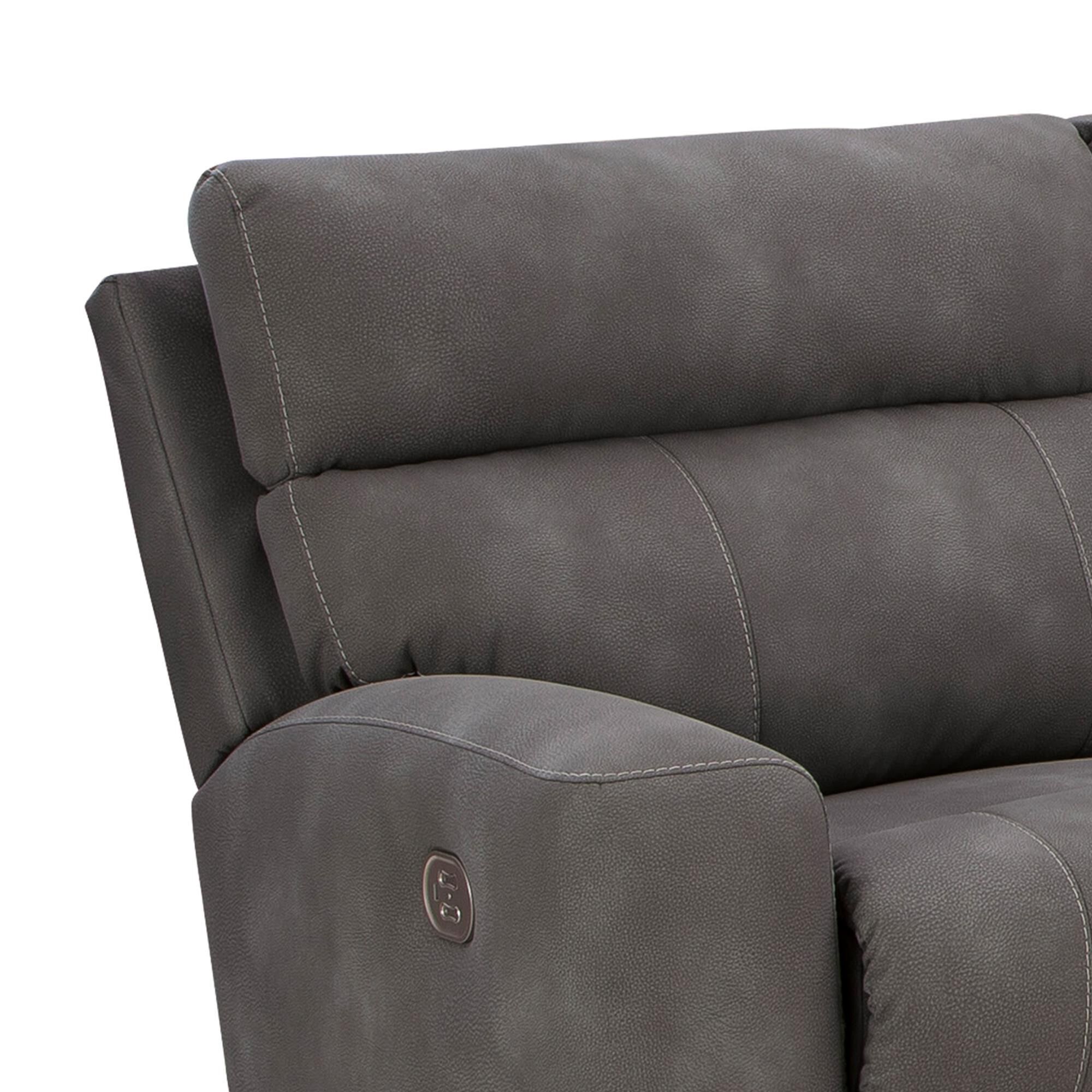 Ashley Next-Gen DuraPella 6-Piece Power Reclining Sectional in Slate