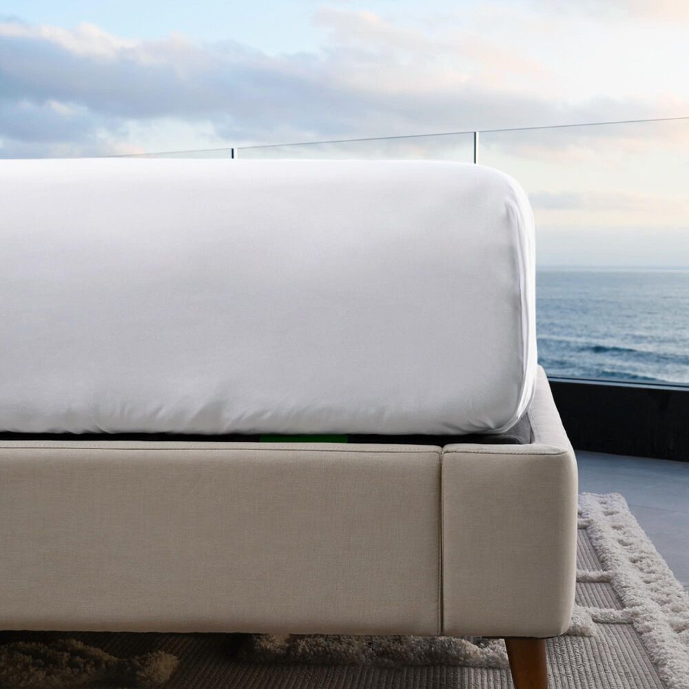 Cariloha Resort 4-Piece Split-Head King Bamboo Bed Sheet Set in White, , large