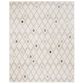 Safavieh Adirondack ADR132B-8 8" x 10" Ivory and Grey Area Rug, , large