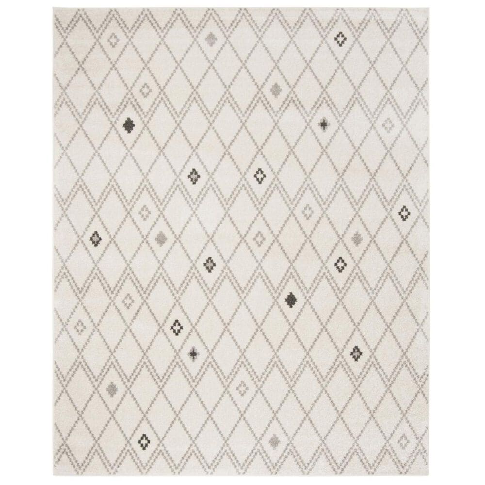 Safavieh Adirondack ADR132B-8 8" x 10" Ivory and Grey Area Rug, , large