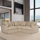 Blue River Ciara 3-Piece Stationary Sectional Sofa in Sahara Brown, , large