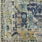 Surya Festival 12" x 15" Denim, Ink Blue, Teal, Tan and Ivory Area Rug, , large