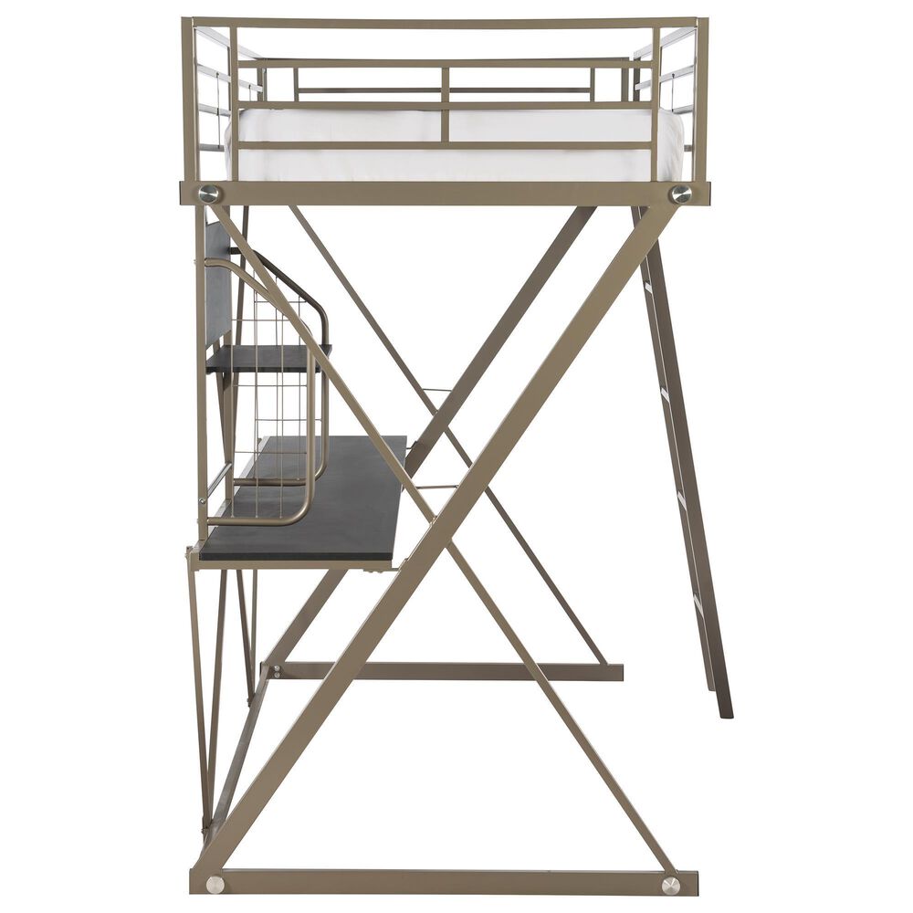 Parkerville Furniture Line Twin Z-Loft Bed in Pewter, , large