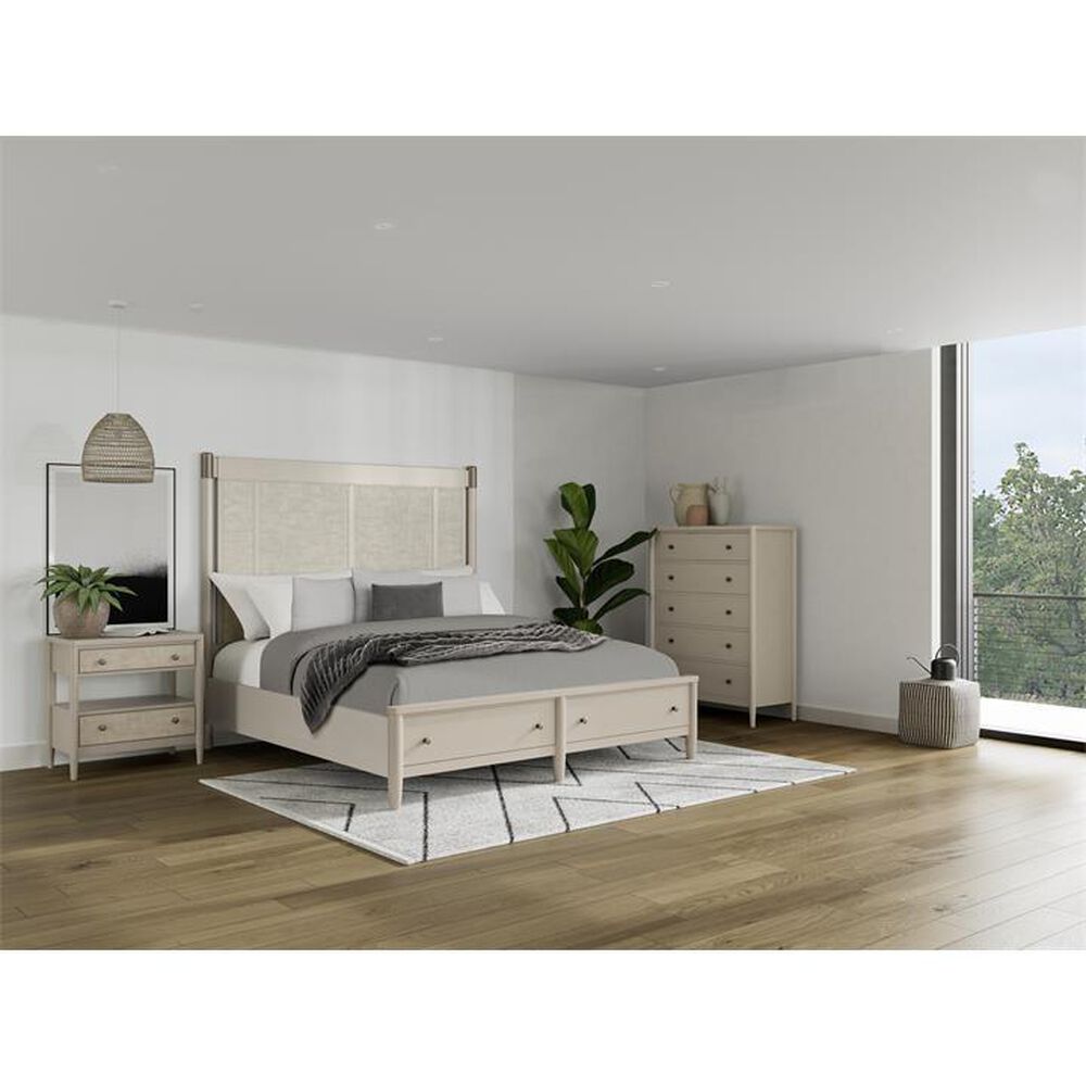 Shannon Hills Laguna 2 Drawer Nightstand in Drift with USB Ports, , large