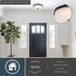 Vaxcel Preston 1-Light Flush Mount in Matte Black, , large