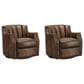 Hydeline Laredo Swivel Chair in Aged Maple (Set of 2), , large