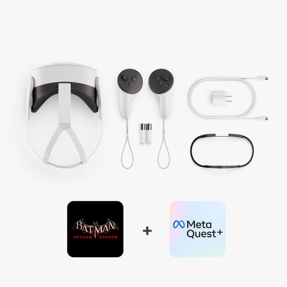 Meta Quest 3S 256GB  Get Batman: Arkham Shadow and a 3-Month Trial of Meta Quest+ Included  All-in-One Headset, , large
