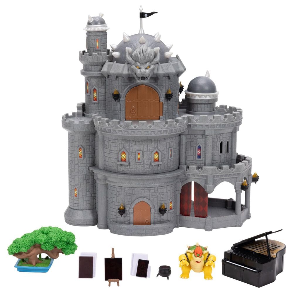 Super Mario Deluxe Bowser Playset in Multicolor, , large
