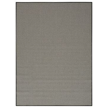 Nourison Courtyard Black and White 4" x 6" Indoor/Outdoor Area Rug, , large