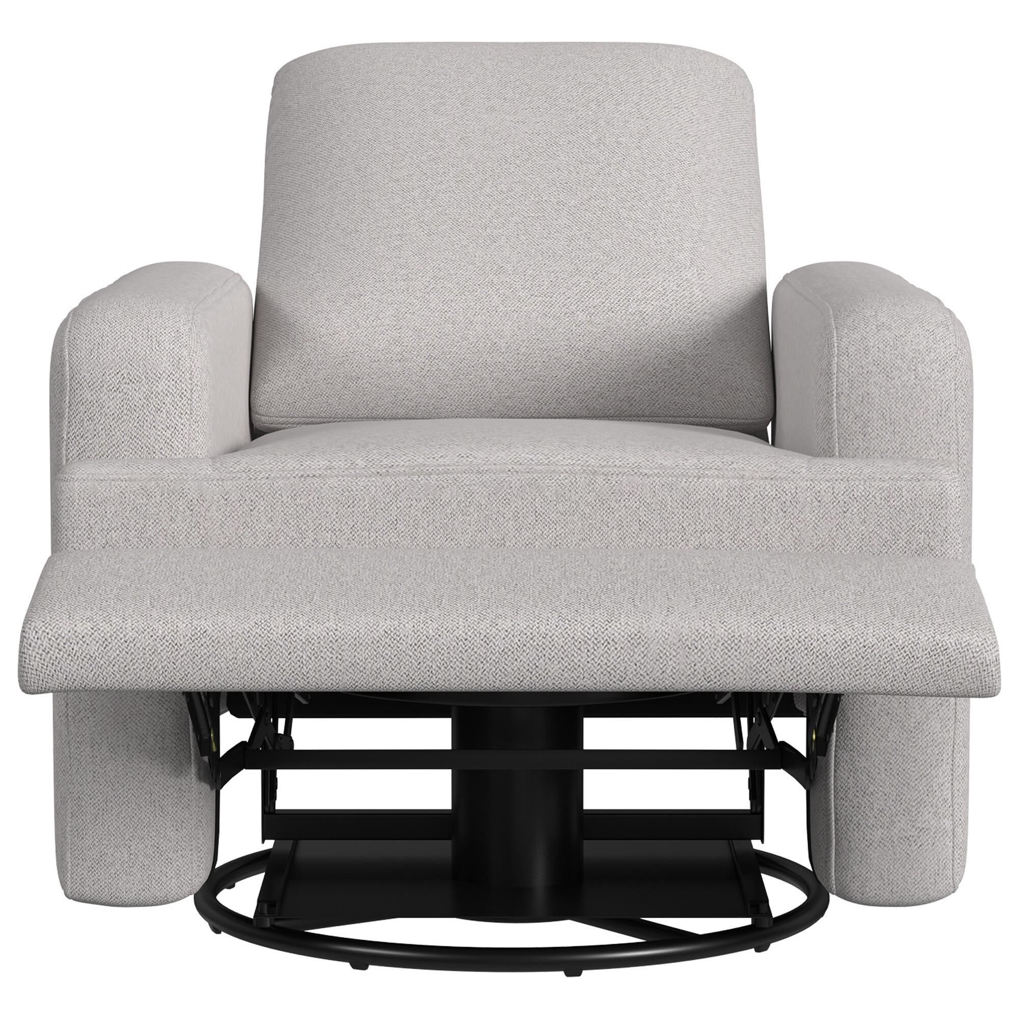 Eastern Shore Trey Power Nursery Glider Chair in Stormy Grey