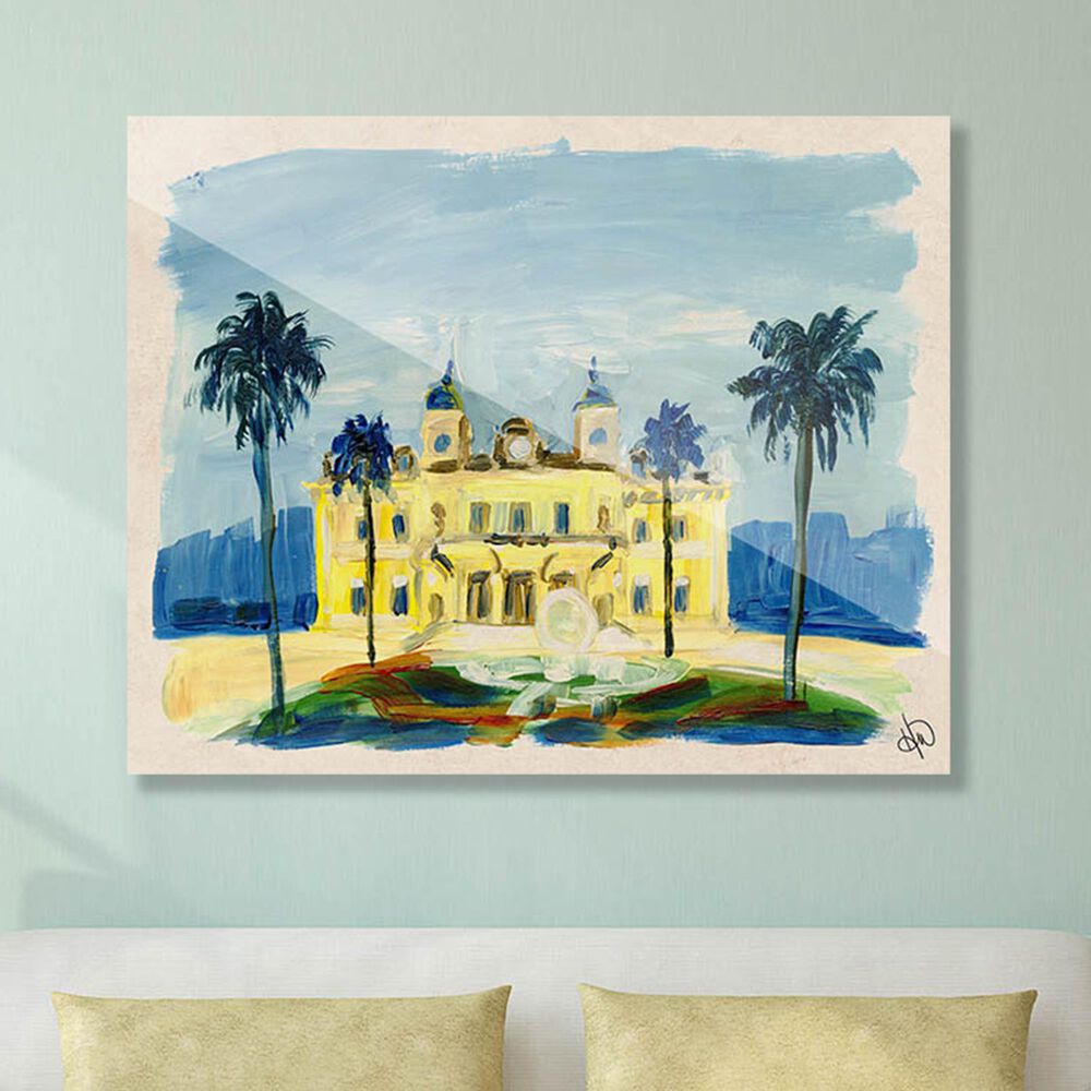 Kathy Ireland Home "Monte Carlo Casino" 16" x 20" Acrylic Wall Art Print, , large