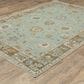 Oriental Weavers Maeve MAE06 Blue and Rust 7"10" x 10"10" Area Rug, , large