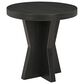 Ashley Galliden Round End Table in Aged Black, , large