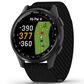 Garmin Approach S50 43mm Golf and Fitness Smartwatch Slate Aluminum Bezel Case with Black Nylon Band, , large
