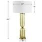 Uttermost Mirah Table Lamp in Olive and Brass, , large