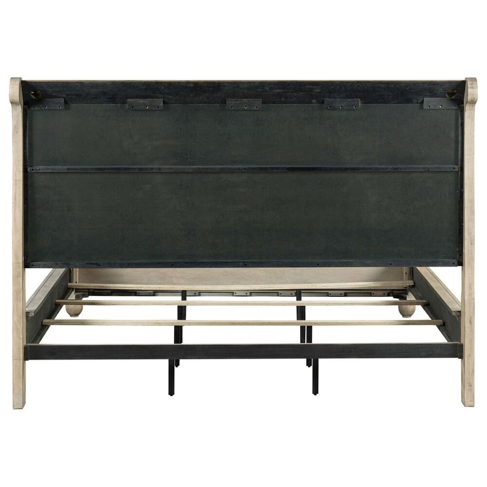 Belle Furnishings Rustic Traditions 3-Piece King Sleigh Bedroom Set in Saddle Tan, , large