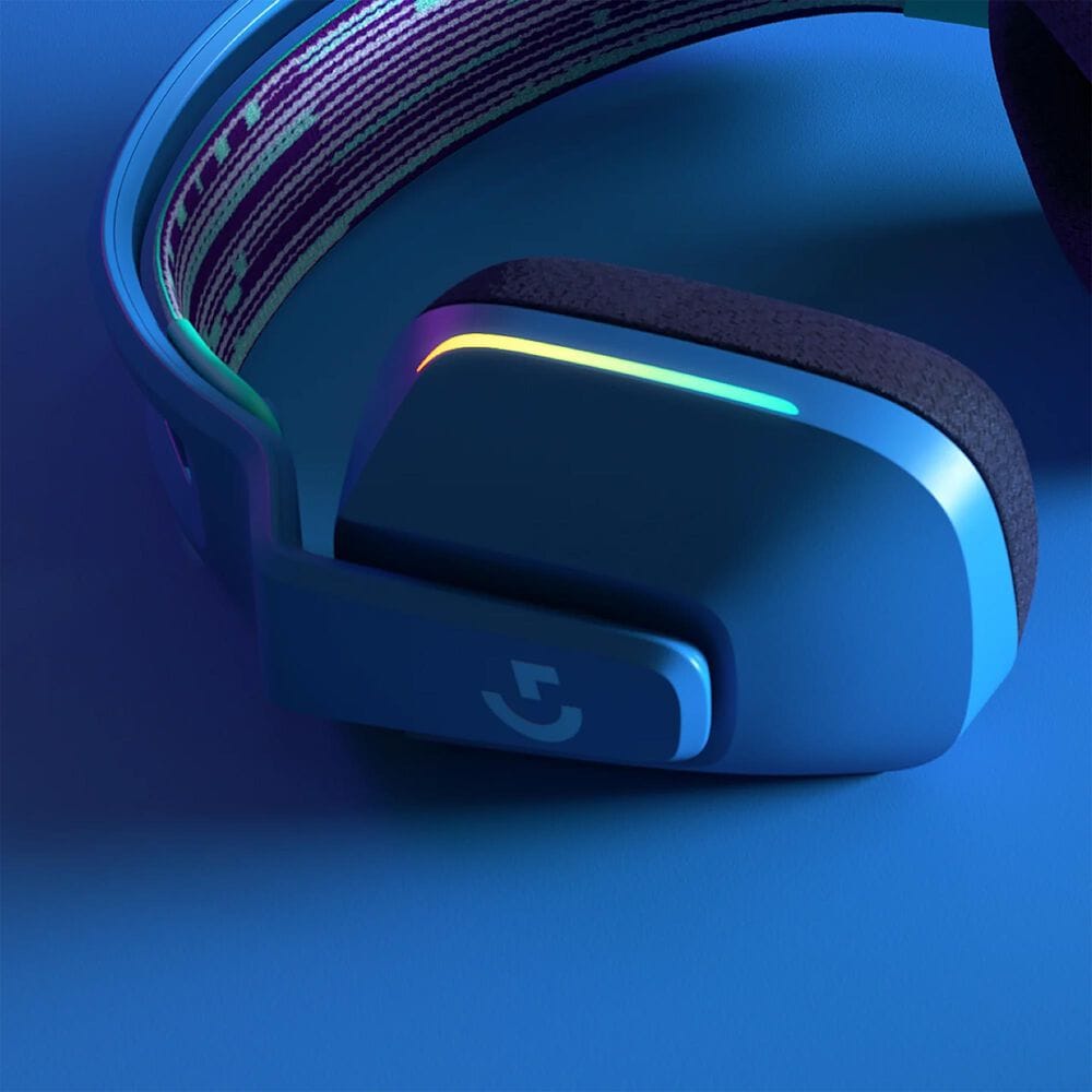 Logitech Lightspeed Wireless RGB Gaming Headset in Blue, , large