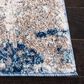 Safavieh Aston ASN712 9" x 12" Grey and Navy Area Rug, , large