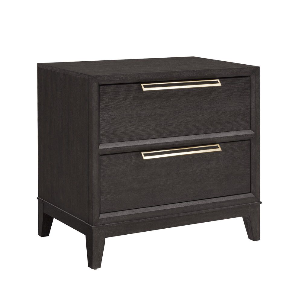 Pulaski Furniture Corp Quincy 2-Drawer Nightstand in Dark Brown, , large