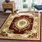 Safavieh Lyndhurst LNH218 8" x 11" Red and Ivory Area Rug, , large