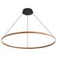 Golden Lighting Veritas 47" 1-Light Chandelier in Driftwood, , large