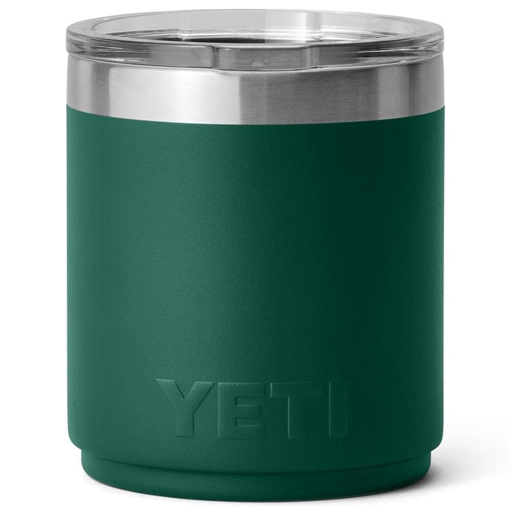 YETI Rambler 10 Oz Lowball 2.0 with MagSlider Lid in Black Forest Green, , large