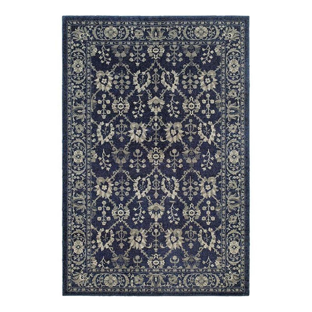 Oriental Weavers Richmond 8020K 3'10" x 5'5" Navy Area Rug, , large