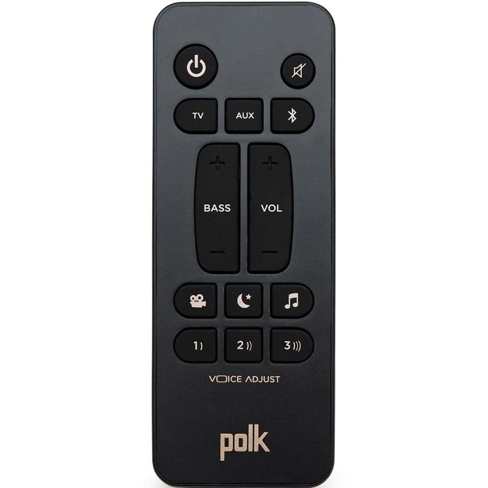 Polk Audio 2.1 Channel Soundbar and Wireless Subwoofer System in Black, , large