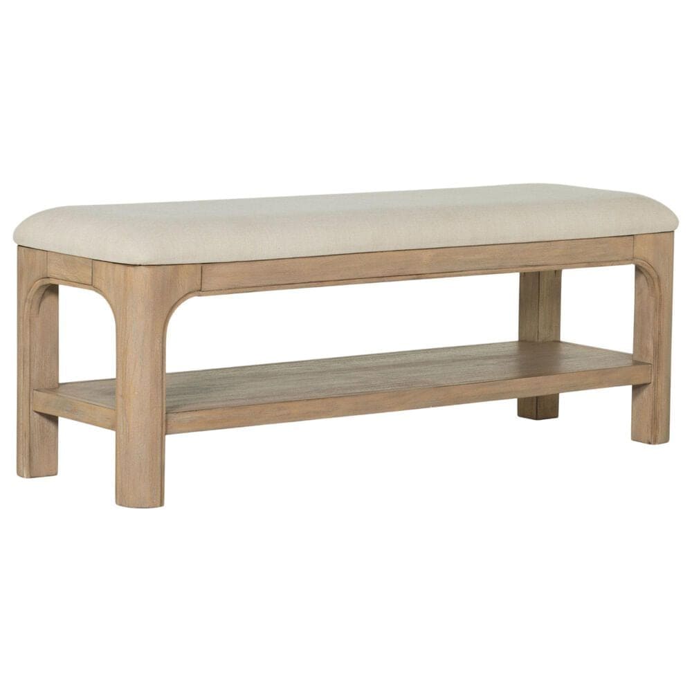 Coaster Solano Upholstered Bench in Beige, , large