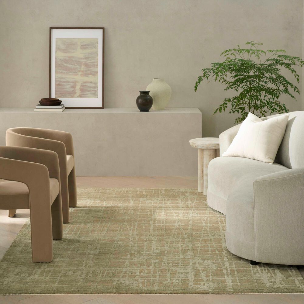 Nourison Latitude Green 5'3" x 7'6" Area Rug, , large