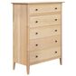 Fleming Furniture Co. Elegance 5 Drawer Chest in natural, , large