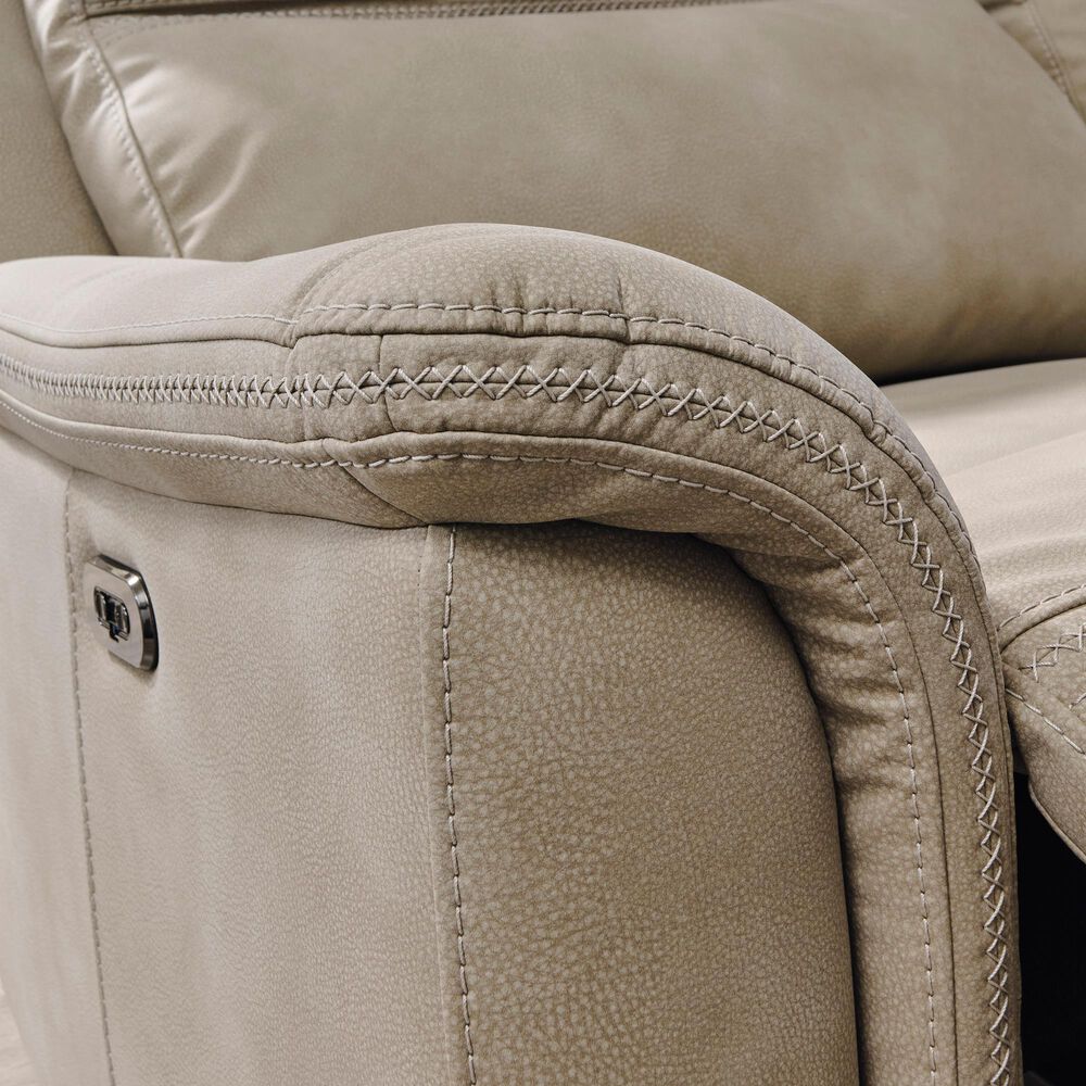 Ashley Next-Gen DuraPella Power Reclining Sofa with Power Headrest in Sand, , large