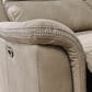 Ashley Next-Gen DuraPella Power Reclining Sofa with Power Headrest in Sand, , large